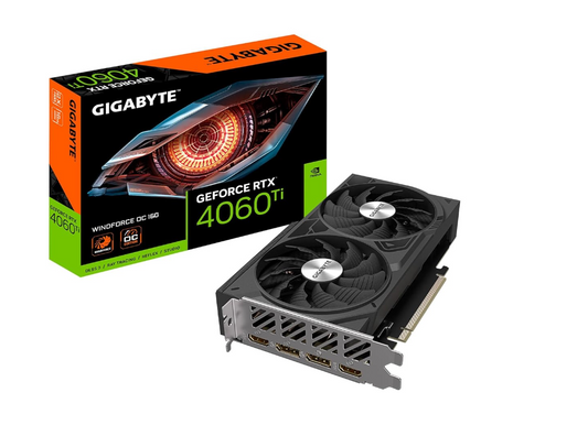 GIGABYTE GeForce RTX 4060 Ti WindForce OC 16GB Nvidia Graphic Card