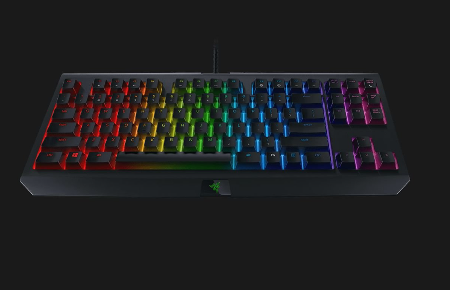 RAZER BlackWidow Tournament Edition Chroma V2 RGB Tenkeyless Mechanical Gaming keyboard ( Razer Orange Switch )