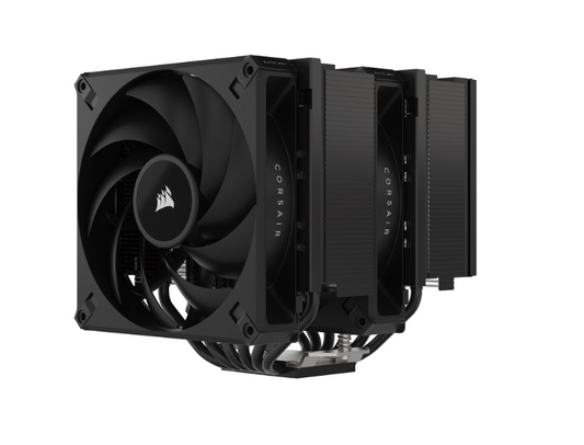 CORSAIR A115 Twin Tower 140mm Dual Tower CPU Air Cooler (Black)